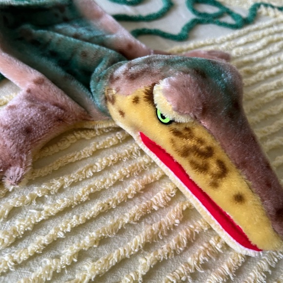 Steiff Plush Puppet Vintage Mohair Gaty the Alligator - Picture 5 of 5